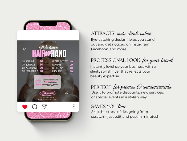 Wig Pricelist Flyer Wig Hair Sales Flyer Wig Special Flyer Hair Wig Books Flyer Wig Install Books Wig Sale Flyer Hair Wig Flyer Template image 5