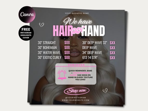 Wig Pricelist Flyer Wig Hair Sales Flyer Wig Special Flyer Hair Wig Books Flyer Wig Install Books Wig Sale Flyer Hair Wig Flyer Template