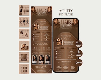 Acuity Scheduling Template Hair Stylist Acuity Template Hair Schedule Website Booking Acuity Site Hair Tech Acuity Book Template Hair Site