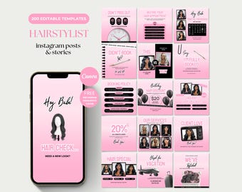 Haar Business Flyer Instagram Haarpost Social Media Haarpruiken Boeken Flyer Haarstylist Sjablonen Haarbundels Flyer Kapsalon Instagram-pruik