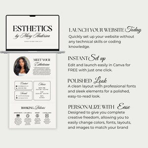 Esthetician Acuity Scheduling Template Esthetician Booking Site Acuity Esthetician Branding Website Acuity Template Site Esthetician Posts image 7