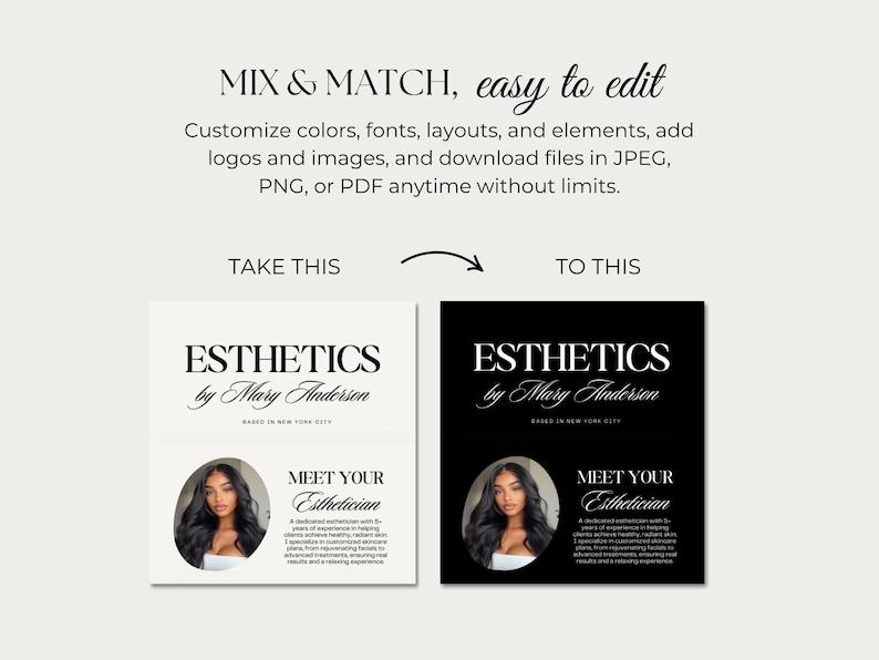 Esthetician Acuity Scheduling Template Esthetician Booking Site Acuity Esthetician Branding Website Acuity Template Site Esthetician Posts image 3