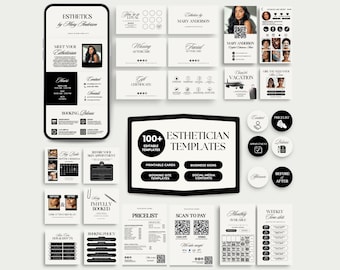 Esthetician Templates Canva Skincare Esthetician Booking Site Acuity Esthetician Aftercare Cards Skincare Instagram Aesthetics Bundle Kit