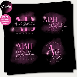 Hairstylist Logo Designs Hair Salon Logo Beauty Hair Logo Designer Hair Business Logo Hair Bundles Logo Hair Lash Nail Logo Designs Lash