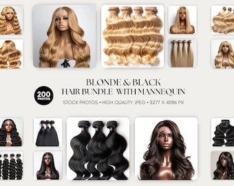 Fotos de stock de mechones de cabello Fotos de peluquerías Fotos de negocios de cabello Paquete de extensiones de cabello Foto de stock de mechones de cabello Imágenes de cabello natural Fotos de maniquíes