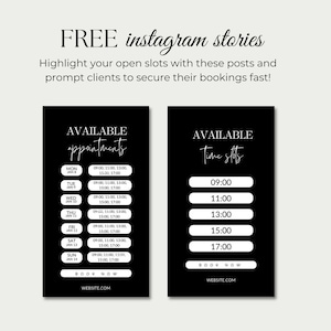Lash Tech Acuity Scheduling Website Lash Stylist Acuity Template Lash Site Schedule Canva Black Acuity Editable Lashing Acuity Booking Lash image 6