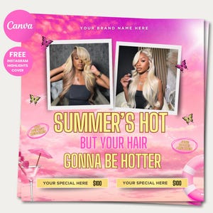 June Booking Flyer Hair June Booking Flyer Summer Booking Wig Books Open Flyer Hair Books Open June Hair Flyer Books Open June Hair Special