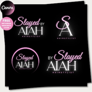 Hairstylist Logo Hair Designer Logo Hair Design Beauty Hair Logo Bundles Hair Extension Logo Hair Business Wigs Logo Hair Artist Logo Salon