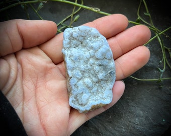 Blue Lace Agate, Blue Agate, Blue Lace Stone, Agate Stone, Anxiety Crystals, Anxiety, Relaxation, Anxiety Relief, Mindfulness Gift,