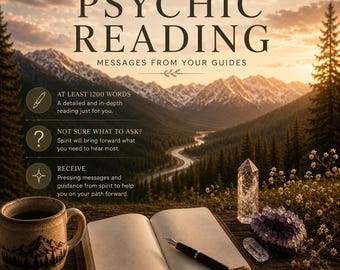Personalized Psychic Reading Channelled Spirit Guide Messages Spiritual Guidance Spiritual Awakening Mediumship
