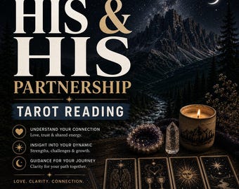 Gay Couple Tarot Reading His and His Love Reading LGBTQ+ Tarot Relationship Reading  Soulmate Twin Flame Guidance