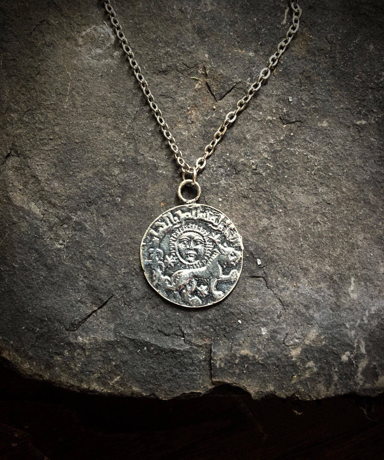Coin Pendant Coin Necklace Old Coin 