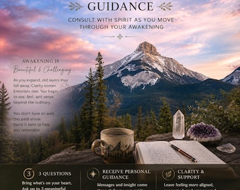Spiritual awakening personalized Psychic Reading Spirit Guide Messages Spiritual Guidance  Mediumship tarot reading