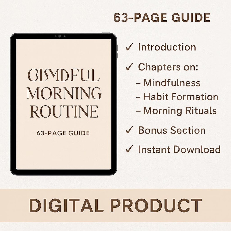 A creative and modern lifestyle mockup showing The Dream Life Audit PDF alongside candles, plants, and a soft-toned workspace. The workbook is shown mid-completion, emphasizing its usability and flow. Suited for Etsy customers wanting shadow work prompts, life audit printables, or self discovery journals. Helps users step into their next chapter intentionally.