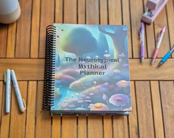 ADHD Planning System, Undated, Weekly & Monthly Layouts, Hardcover Spiral-bound, Habit + Mood Trackers