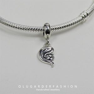 Pandora-Style S925 Sterling Silver Mother&#39;s Love Bracelet Pendant, Mother&#39;s Day Necklace Charm, DIY Gift Idea