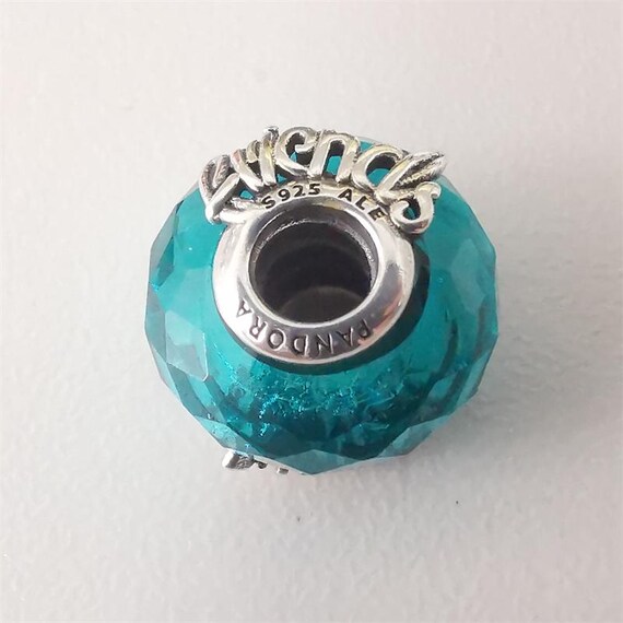 Pandora Faceted Murano Glass Friendship Charm Beads