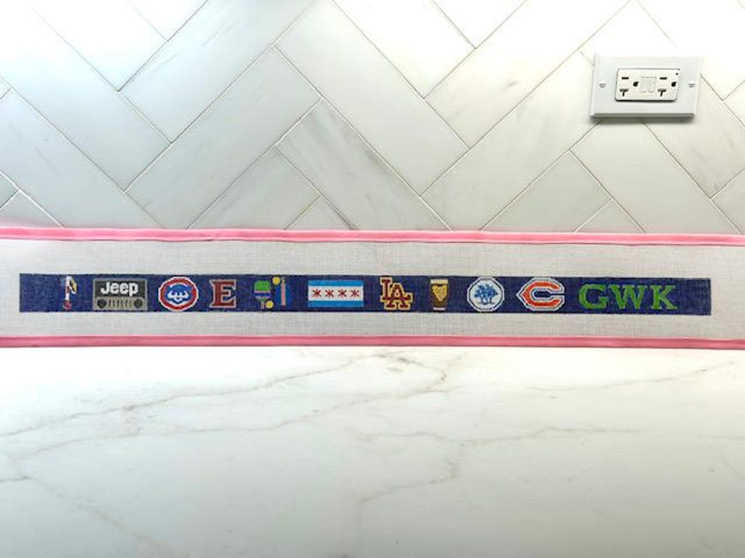 Alpine Needlepoint Belt