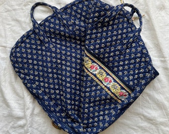 Vintage Vera Bradley garment bag | vintage quilted bag
