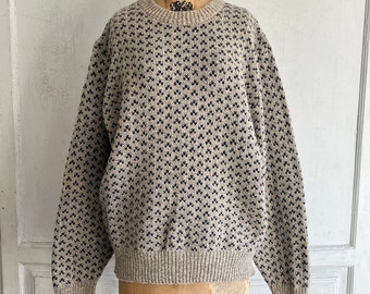 90s Vintage wool sweater xlg