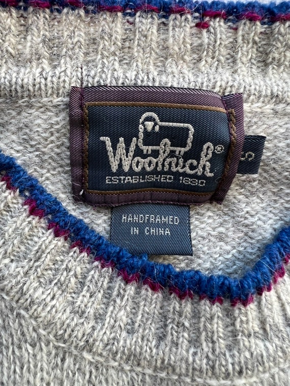 Vintage Woolrich sweater | alphabet sweater | woo… - image 4