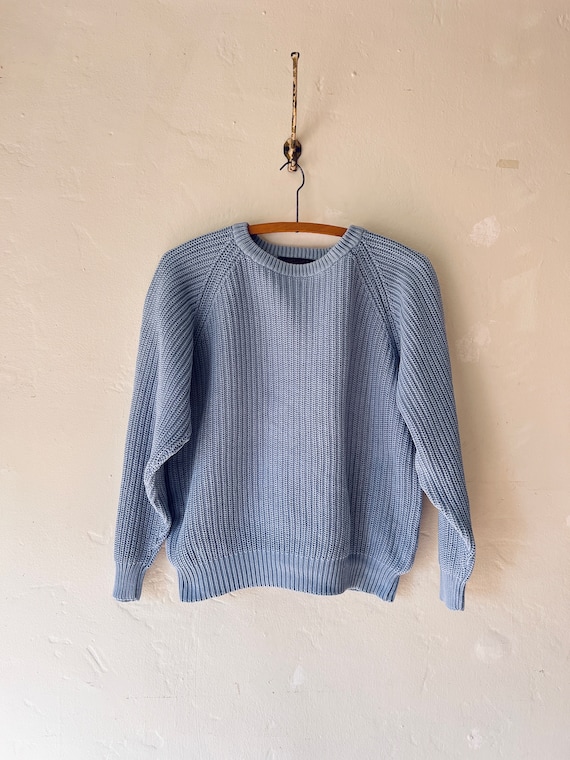 vintage Eddie Bauer cotton fisherman sweater