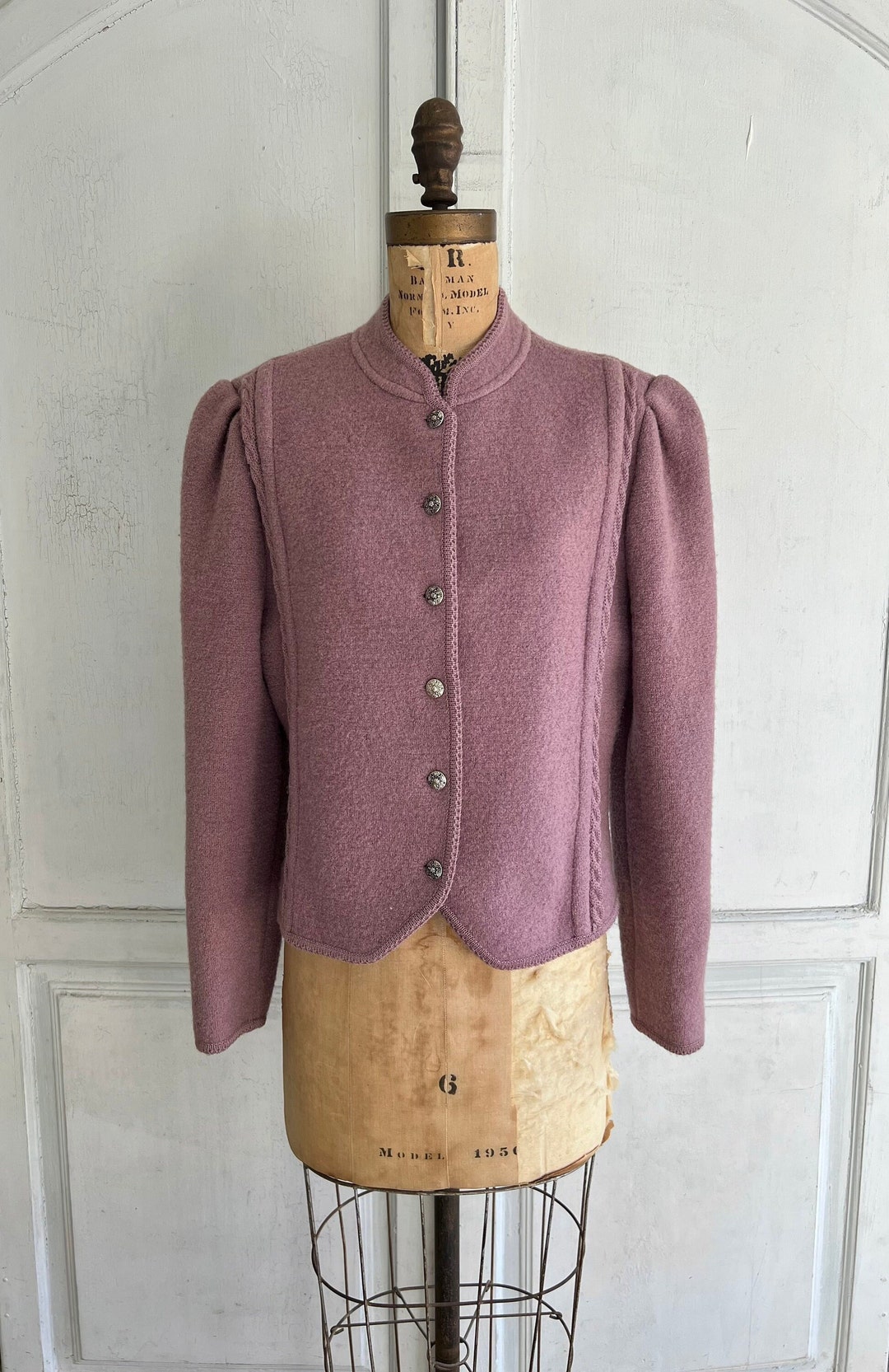 Wool Austrian Jacket Bavarian Wool Jacket Etsy