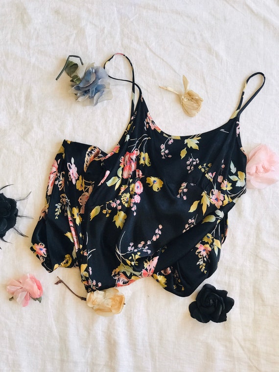 90s vintage floral maxi slip dress Todd Thompson
