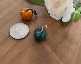Miniature Dollhouse Polymer Clay Pumpkin