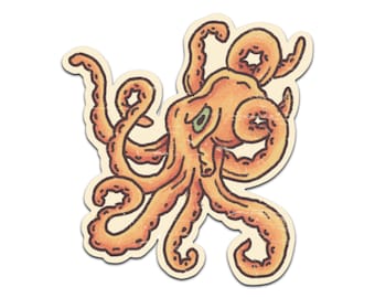 Oktopus Sticker Original Tentakel Vinyl Aufkleber