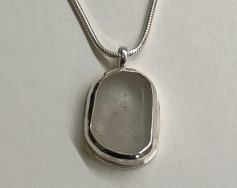 Seaham Sea Glass Silver Pendant