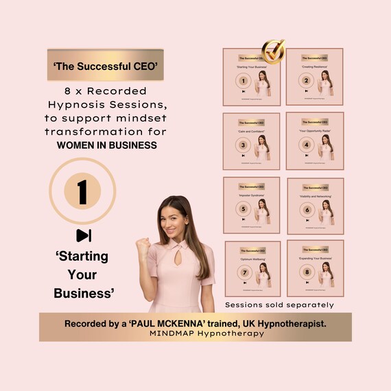 Starting A Business Hypnosis for Female Entrepreneurs (Digital Download)