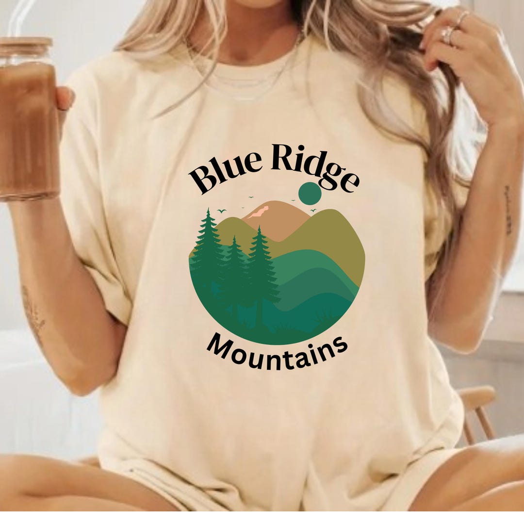 Graphics Blue Ridge Blue Ridge Mountains PNG SVG Digital Download, Blue Ridge Mountains ...