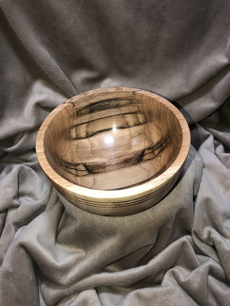 Oak Bowl Hand turned 6 x 2 34