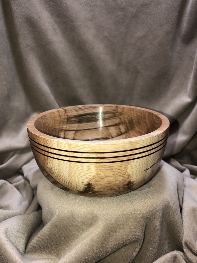 Oak Bowl Hand turned 6 x 2 34