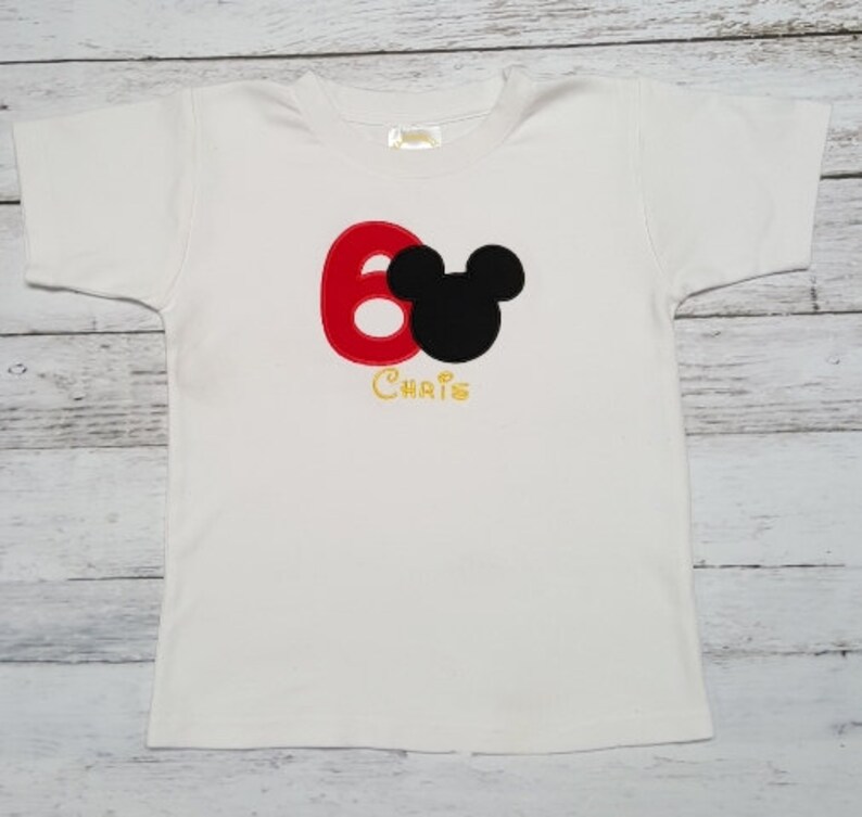 mickey mouse 3rd birthday shirt