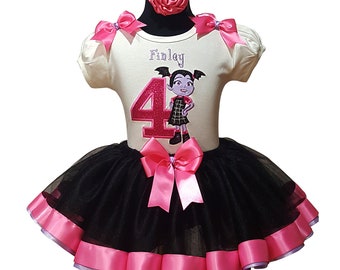 Vampirina Birthday Outfit: Custom Personalized Girls Dress - Etsy