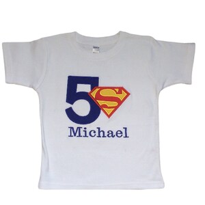 SUPERMAN Birthday Boy Personalized 