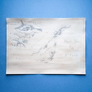 Terre e Mari di Sheng - Carta Invecchiata