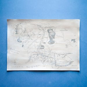 J. R. R. Tolkien - Middle Earth, Terza era - Carta Invecchiata