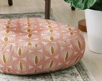 Pink Floor Pillow Cushion / Round Floor Pillow / Square Floor Pillow / Mid Century Modern Decor / Floor Pillow / Floor Cushion / Girls Room