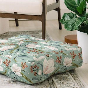 Floor Pillow // Seating Cushion // Meditation Cushion // Floor Cushion // Floor Pouf // Round Floor Pillow // Square Floor Pillow // Floral