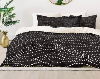 Black White Bedding Etsy