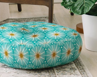 Floor Pillow / Floor Cushion / Meditation Cushion / Floor Seating / Round and Square Floor Pillow / Mid Century Decor / Retro / Floor Pouf