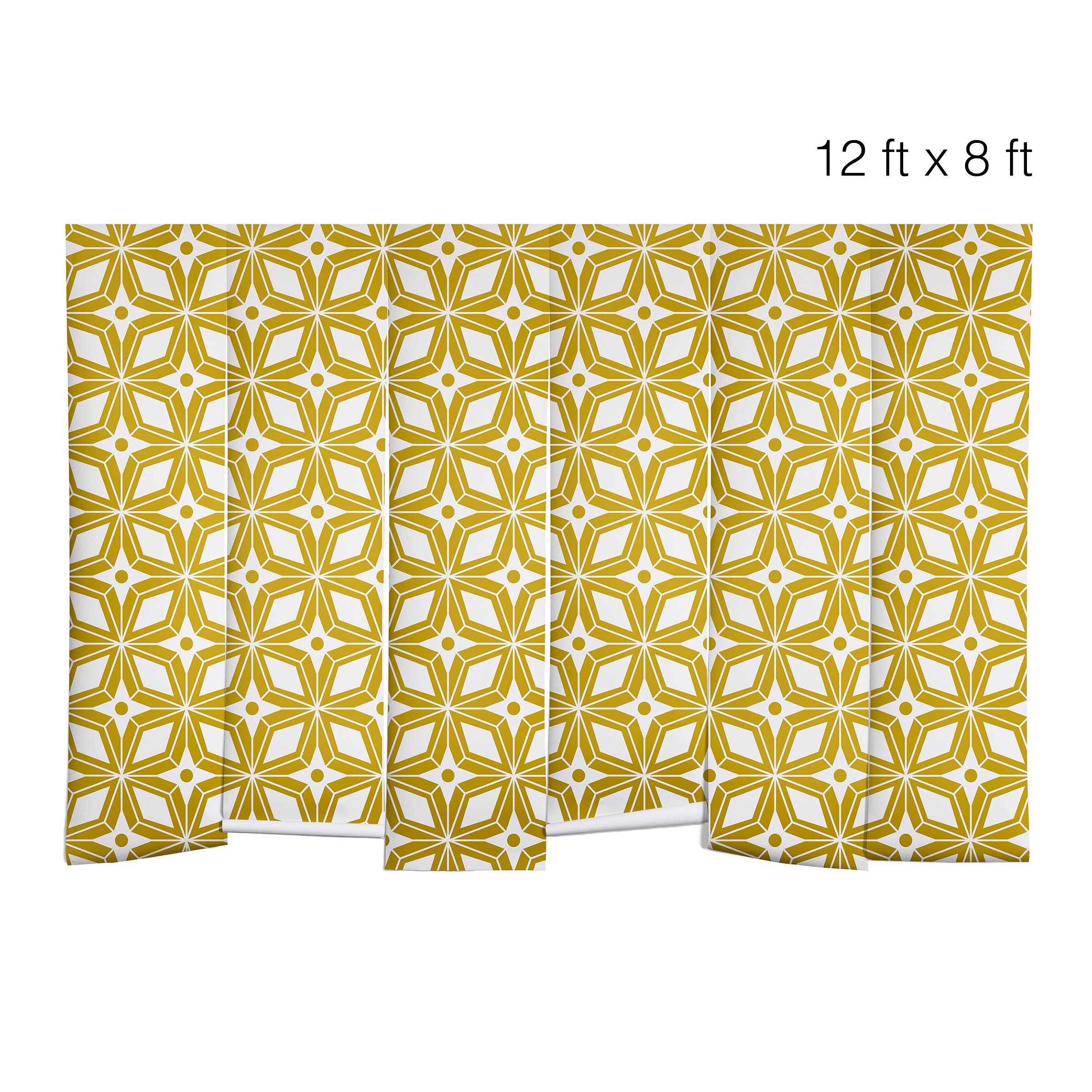 Wall Mural / Mid Century Modern Wallpaper / Wall Mural Peel Etsy