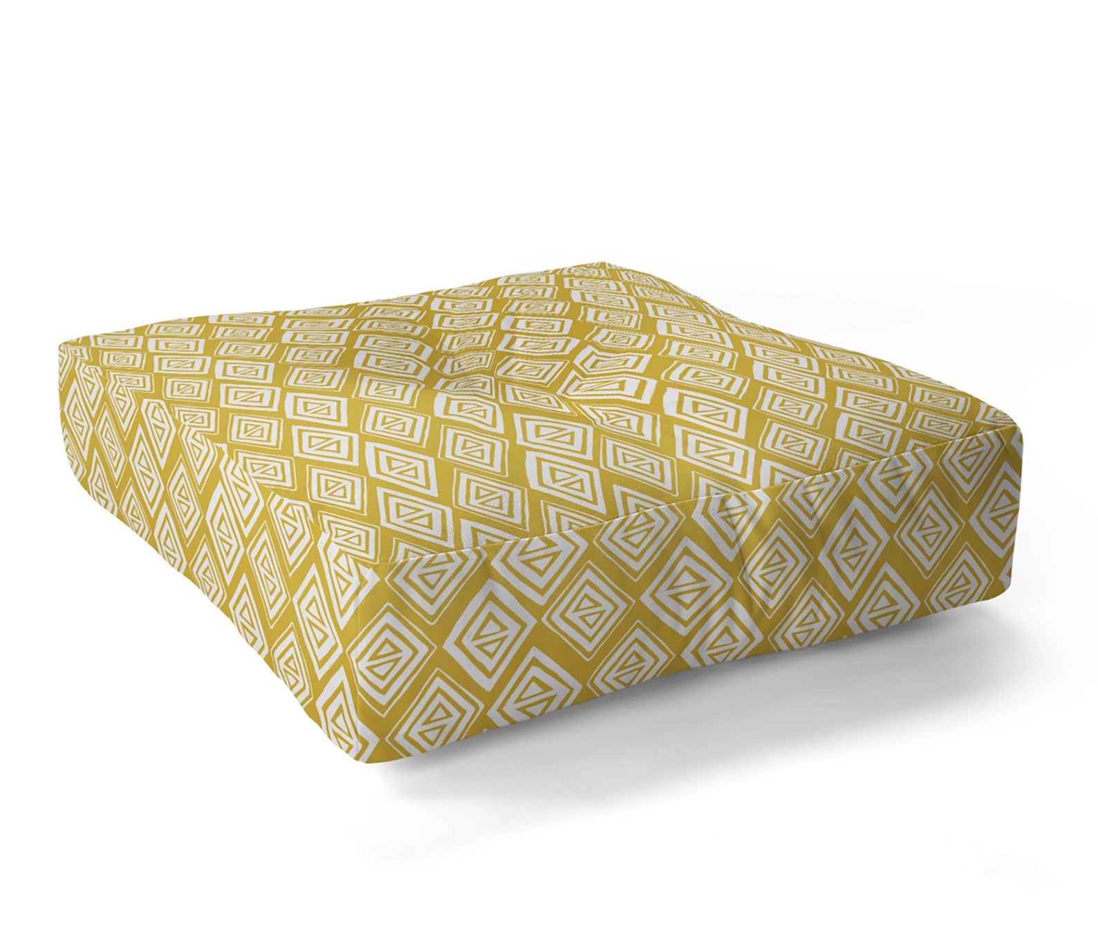 Yellow Floor Pillow // Floor Pillows // Floor Cushion // Boho Etsy