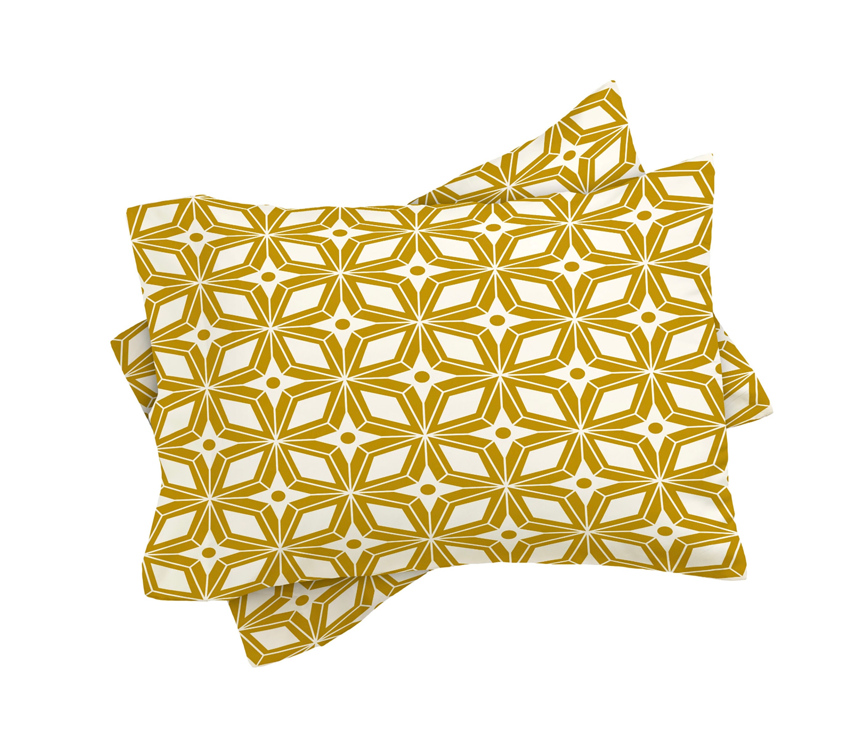 Mid Century Modern Pillow Shams / Standard Pillow Shams / Etsy