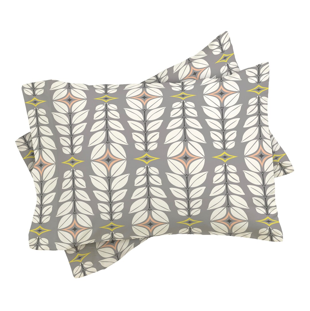 Grey Pillow Shams / Standard Pillow Shams / Queen Size Shams / King