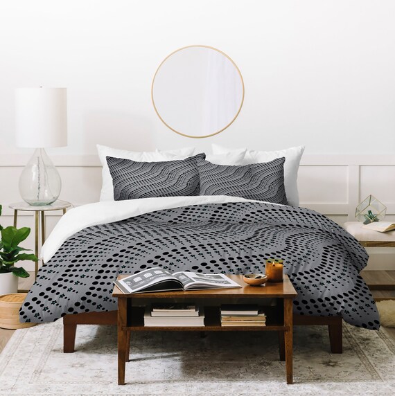 Polka Dot Duvet Cover Twin Queen King Sizes Bedding Etsy