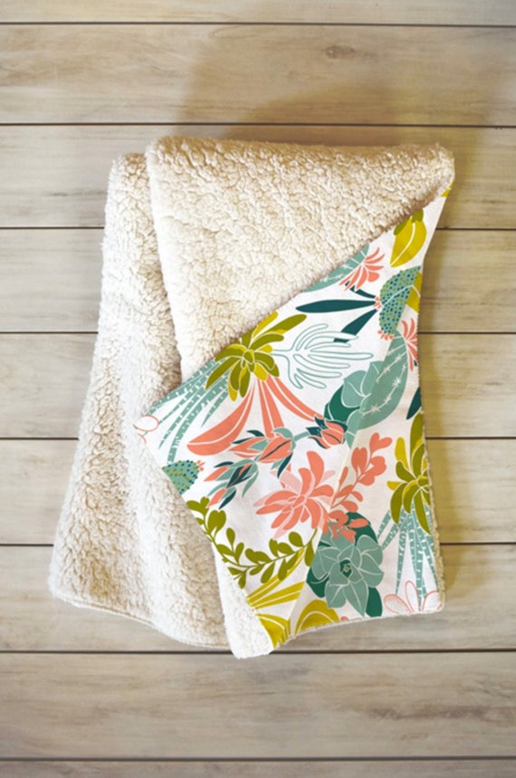 Boho Throw Blankets Best Boho Throw Blanket Sherpa Fleece Succulents Cactus Etsy Boho Throw Blankets Best Boho Throw Blanket Sherpa Fleece Succulents Cactus Etsy